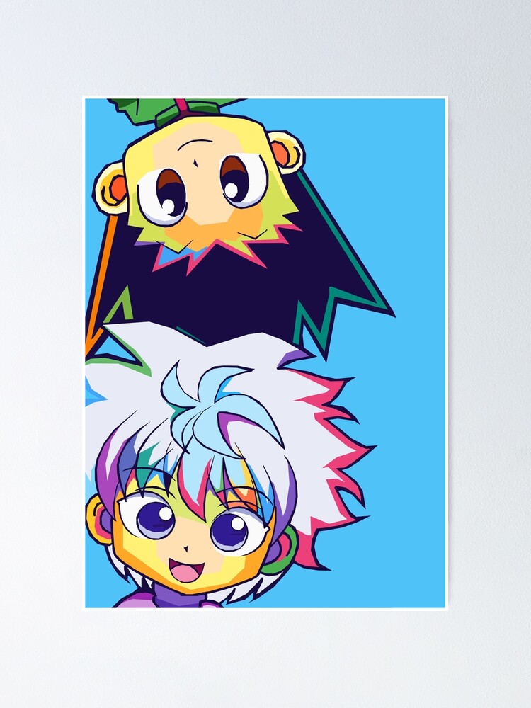 Cute Gon And Killua Pop Art Poster for Sale by ZeetArt