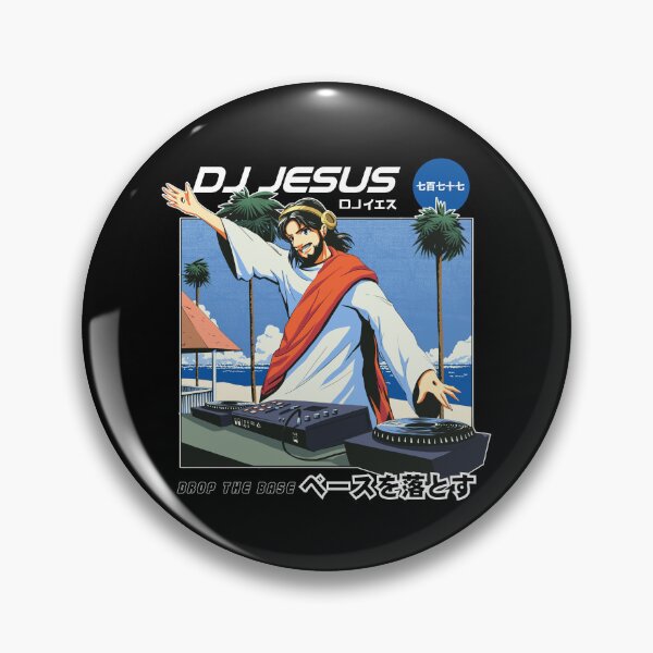 Item preview, DJ Jesus - Christian Manga designed and sold by ChristlikeMerch.