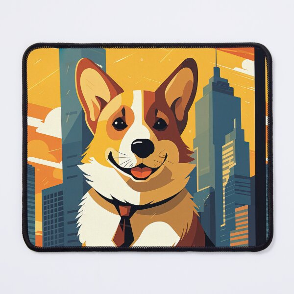 Item preview, Corgi in a tie designed and sold by Inky-Spiration.
