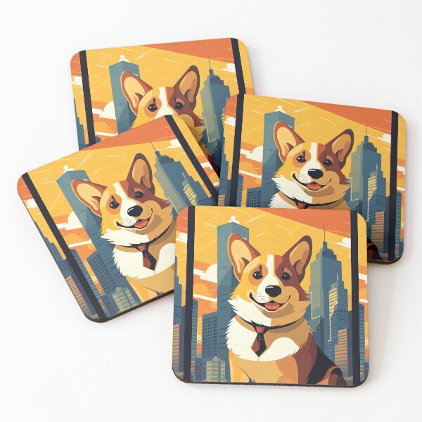 Item preview, Corgi in a tie designed and sold by Inky-Spiration.