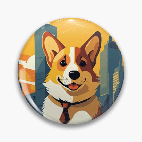 Item preview, Corgi in a tie designed and sold by Inky-Spiration.