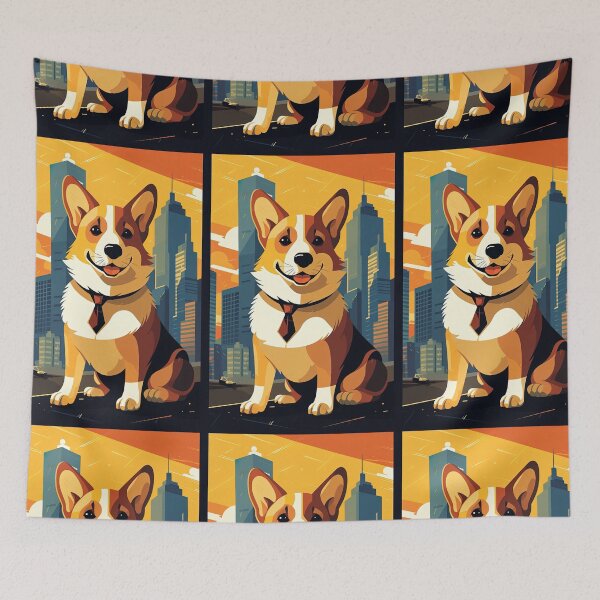 Item preview, Corgi in a tie designed and sold by Inky-Spiration.
