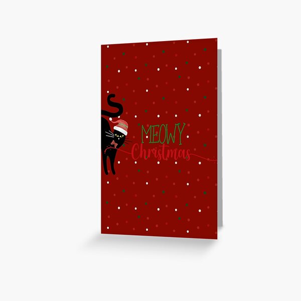 Item preview, Endless Meowy Christmas  designed and sold by AyoolaYani.