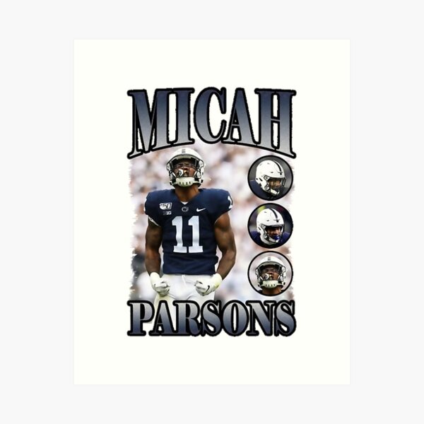 Micah Parsons Gridiron Greats Framed Print