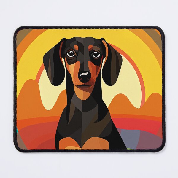 Item preview, Rainbow the Dachshund designed and sold by Inky-Spiration.