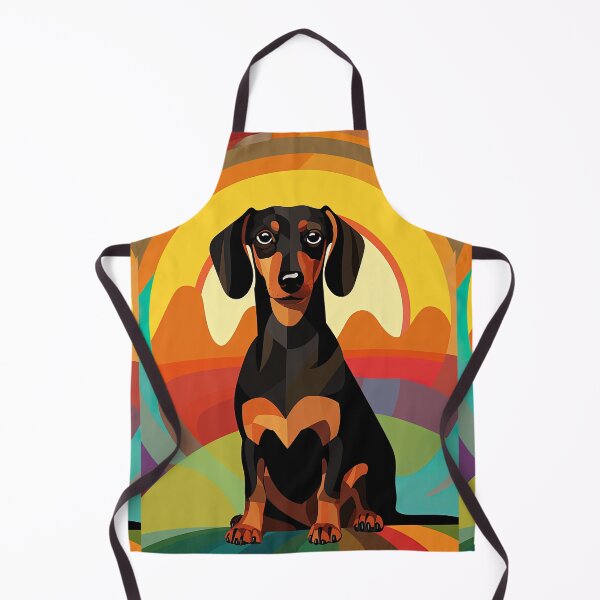 Item preview, Rainbow the Dachshund designed and sold by Inky-Spiration.