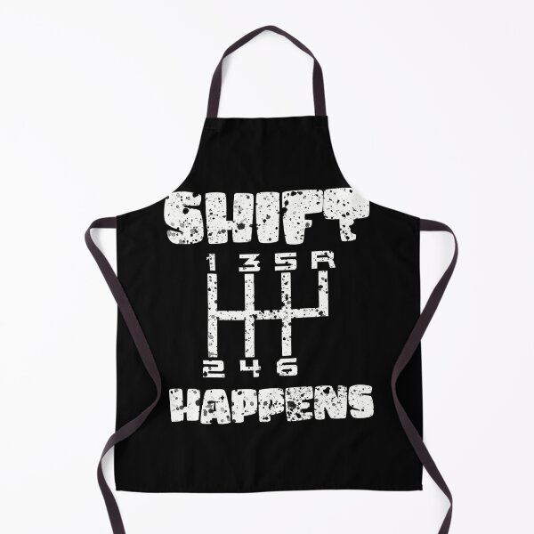 Item preview, Shift Happens (white font) designed and sold by Petrolhead T-Shirts and Art.