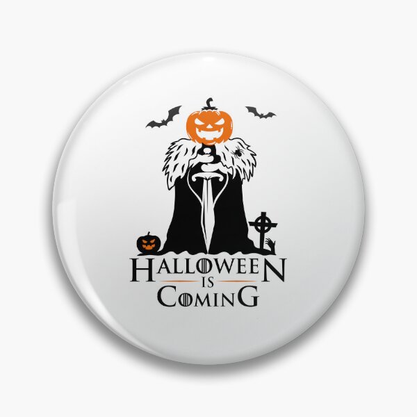 Item preview, Halloween is Coming - Jon Snow Pumpkin Head Halloween Design designed and sold by Danelluza.