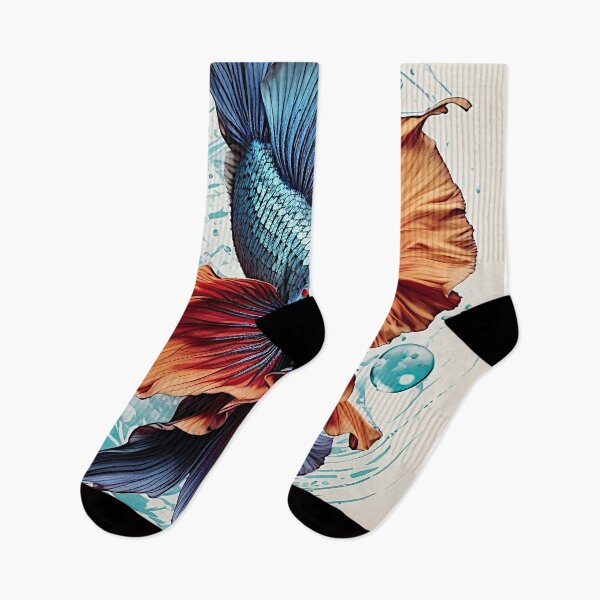 Item preview, "Betta Brilliance: A Vector Art Splash of Color" designed and sold by Best-Art-32.