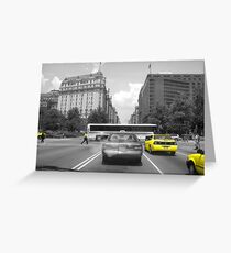 Yellow in DC Greeting Card