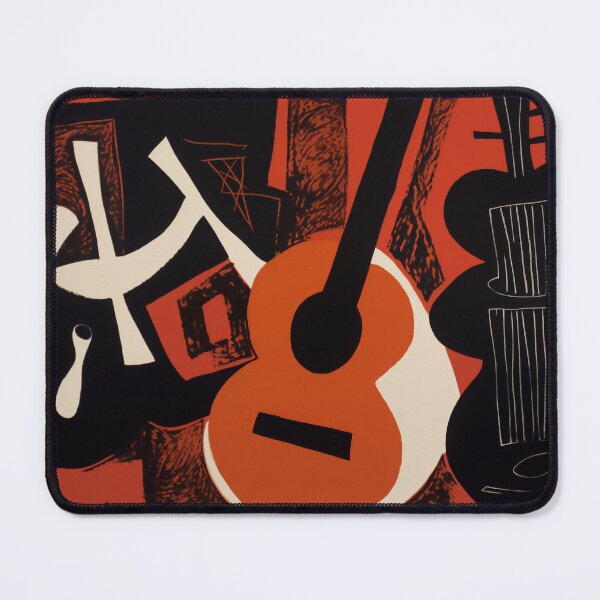 Item preview, Jazz Guitar, abstract art inspired by Matisse, Picasso designed and sold by sillynonsense.