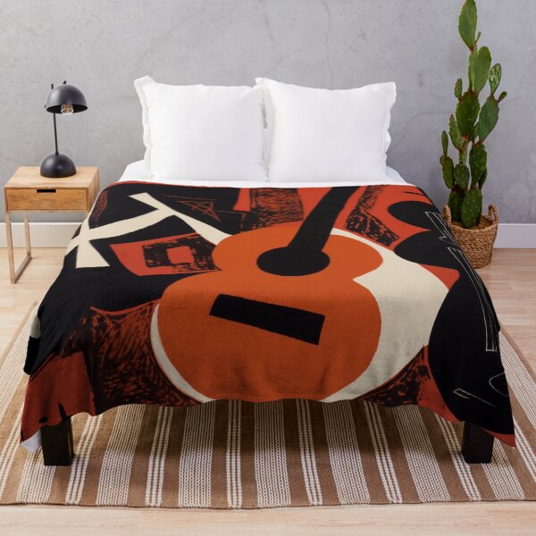 Item preview, Jazz Guitar, abstract art inspired by Matisse, Picasso designed and sold by sillynonsense.