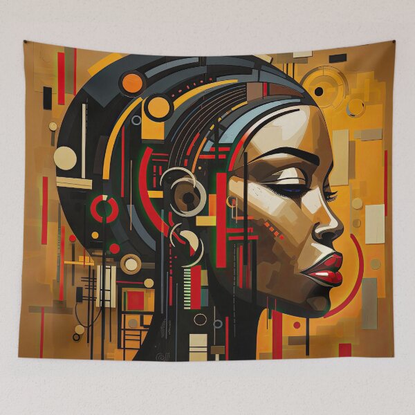 Item preview, African Style Bauhaus Design designed and sold by ArtificialGenes.