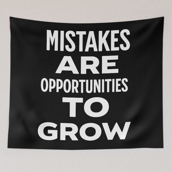 Item preview, Mistakes Are Opportunities To Grow designed and sold by Growthmind7.