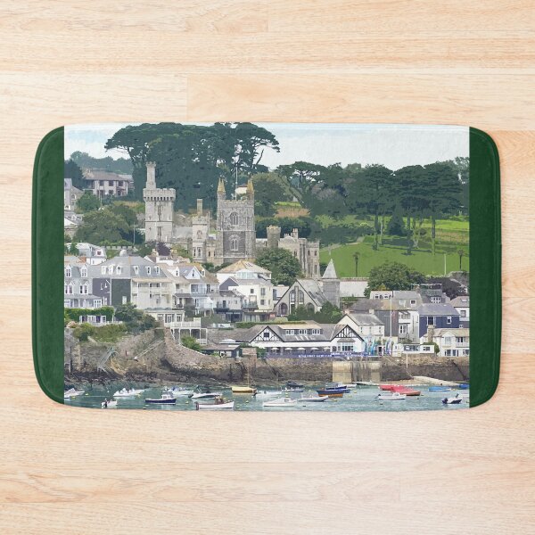 Item preview, Fowey Cornwall. Cornish gift Kernow Travel location poster, St Austell designed and sold by BarbaraGlebska.