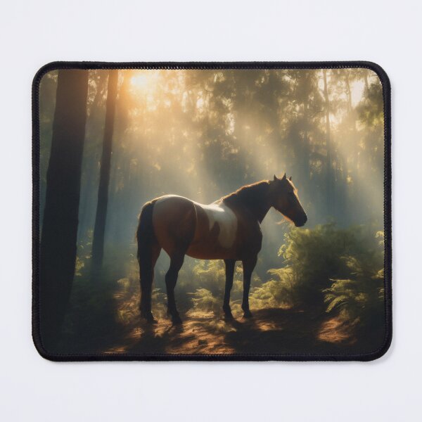 Item preview, Horse in the forest with sun rays. designed and sold by Robinson-Icious.