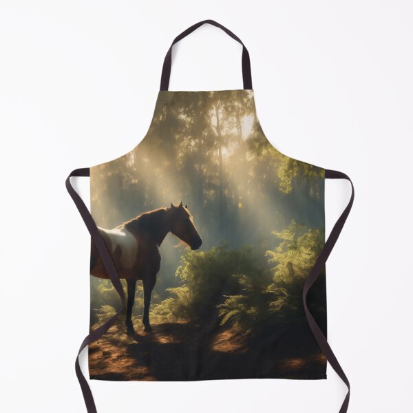Item preview, Horse in the forest with sun rays. designed and sold by Robinson-Icious.