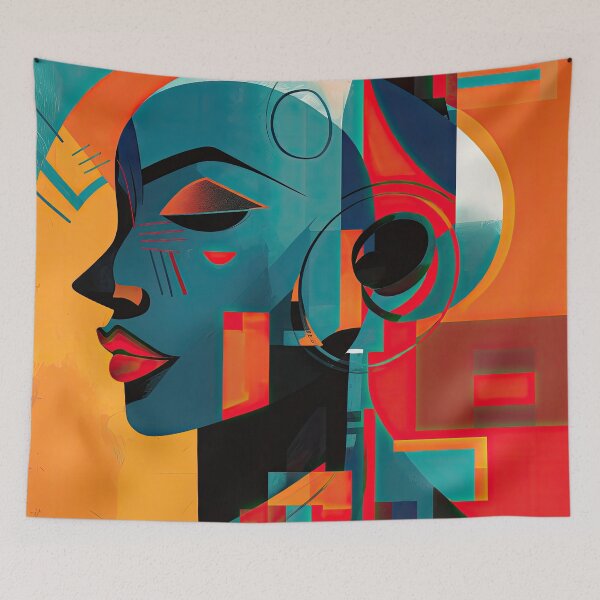 Item preview, African Style Bauhaus Design designed and sold by ArtificialGenes.