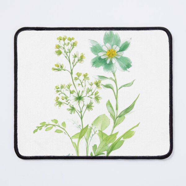 Item preview, Tranquil Green Minimalist Blossom designed and sold by hudaG.