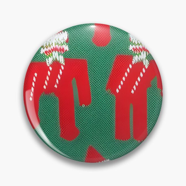 Item preview, Futuristic Festive: Ugly Red Santa Claus Candy Cane Pattern designed and sold by stine1.