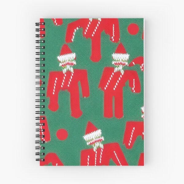 Item preview, Futuristic Festive: Ugly Red Santa Claus Candy Cane Pattern designed and sold by stine1.