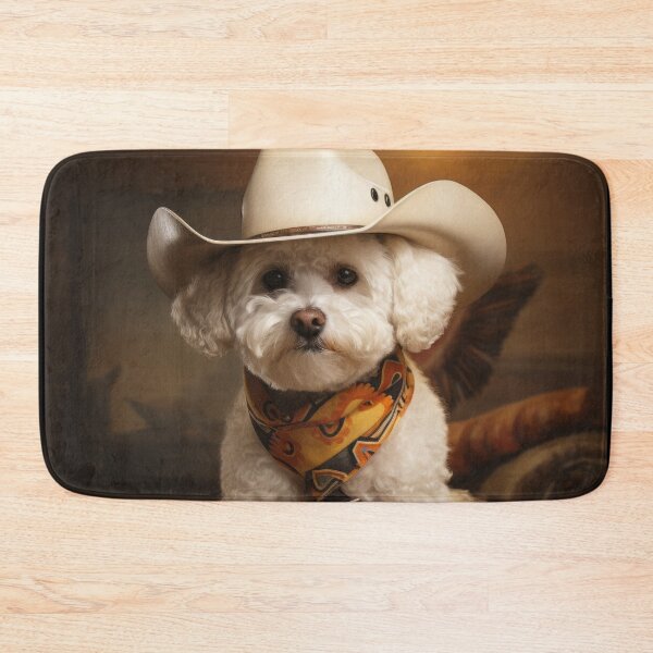 Item preview, Cowboy Dog - Bichons Frise designed and sold by Merchgard.