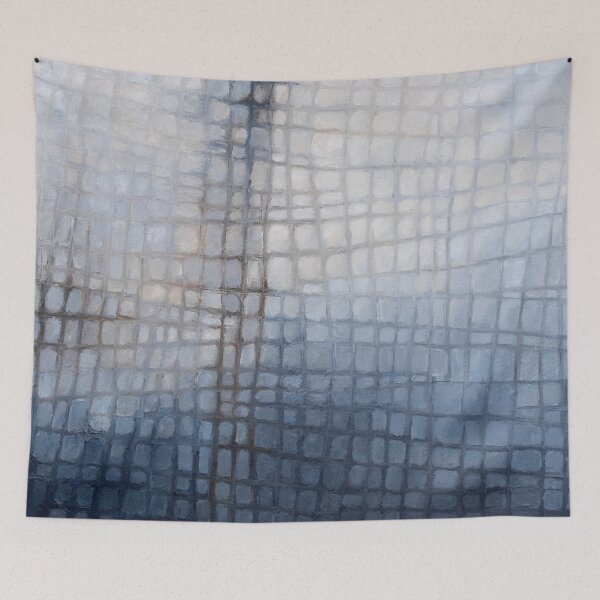 Item preview, Blue brown abstract designed and sold by ElaSzczepaniak.