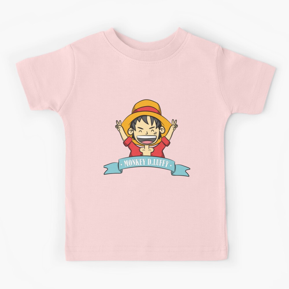 Unisex Child Anime One Piece Monkey D. Luffy Printing T-Shirt Clothes For  Boys