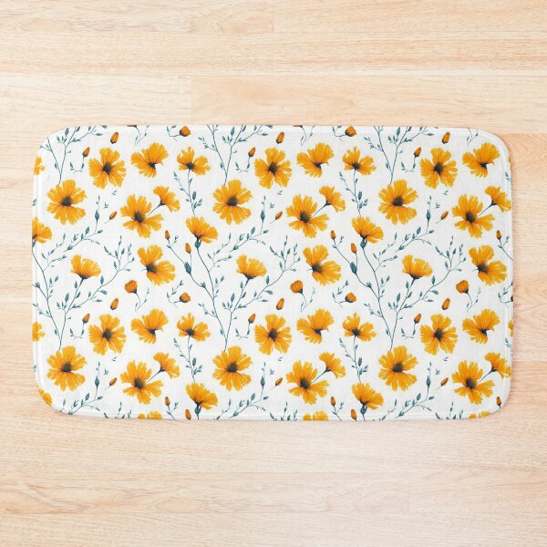 Item preview, Yellow floral seamless pattern designed and sold by Jayjaynaenae.