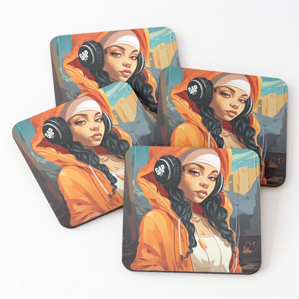 Item preview, Urban DJ Lofi Girl designed and sold by WartonnoArt.