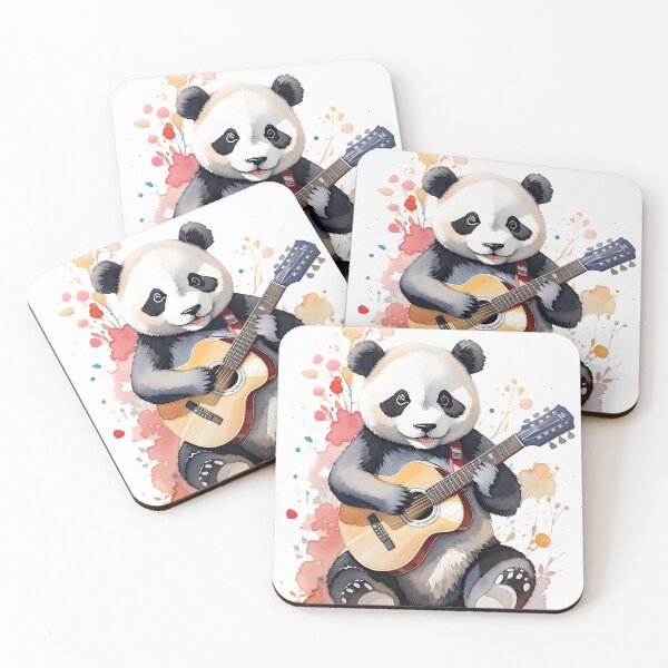 Item preview, Panda playing guitar designed and sold by ratchawoot.