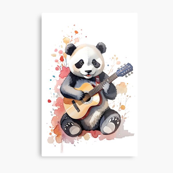 Item preview, Panda playing guitar designed and sold by ratchawoot.