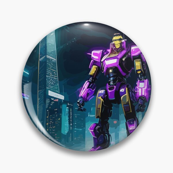 Item preview, Neon Night Robot: The Awakening of the Machine. Punk. Neon designed and sold by BRINDELEGARD.