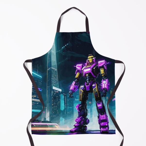 Item preview, Neon Night Robot: The Awakening of the Machine. Punk. Neon designed and sold by BRINDELEGARD.