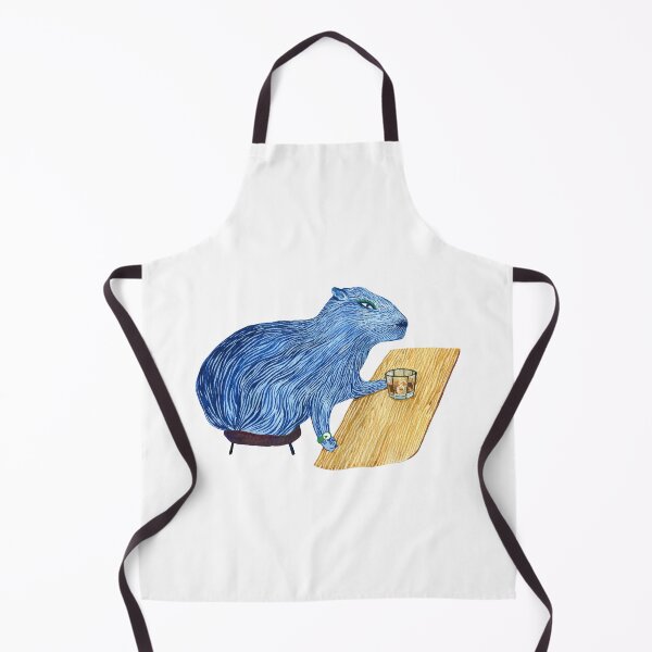 Item preview, Blue da-ba-dee Capybara designed and sold by Ekaterina Khozatskaya.