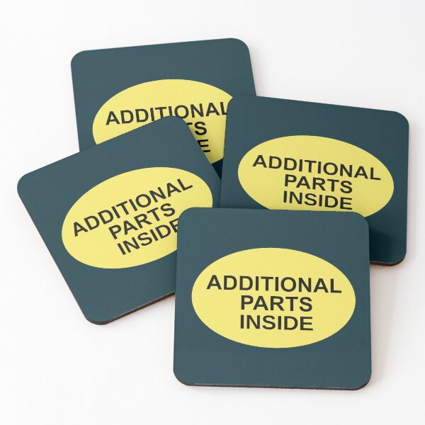 Item preview, ADDITIONAL PARTS INSIDE sign designed and sold by lobodelnoir.