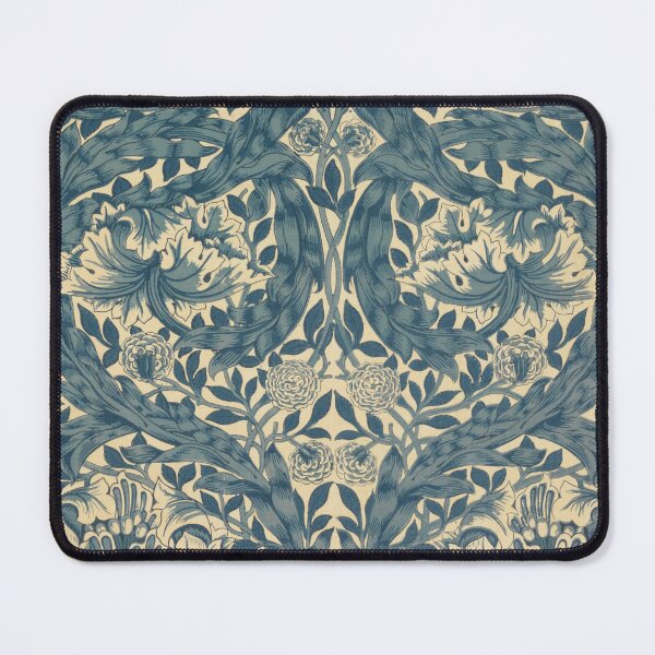 Item preview, Blue Vintage Leaves and Flower  Pattern  designed and sold by sourceoflife.