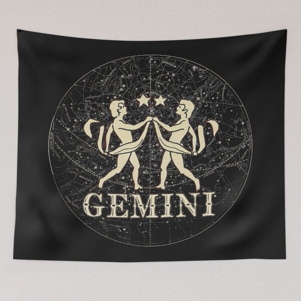 Item preview, Gemini zodiac sign Constellation Classical design designed and sold by MINDTHECHERRY.