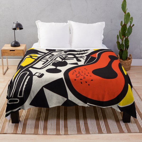 Item preview, Jazz Sax, abstract art inspired by Matisse, Picasso designed and sold by sillynonsense.