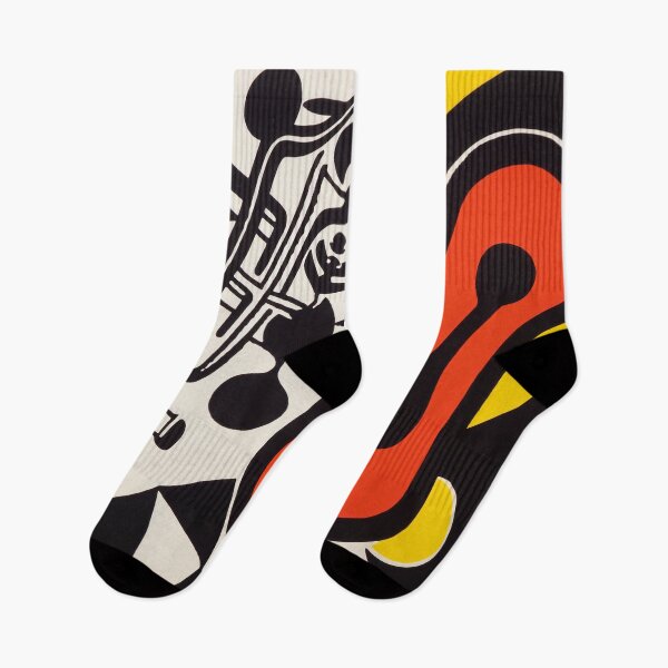 Item preview, Jazz Sax, abstract art inspired by Matisse, Picasso designed and sold by sillynonsense.