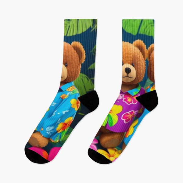 Item preview, Two Hawaiian Bears: Joy among Nature. Tender and loving designed and sold by BRINDELEGARD.