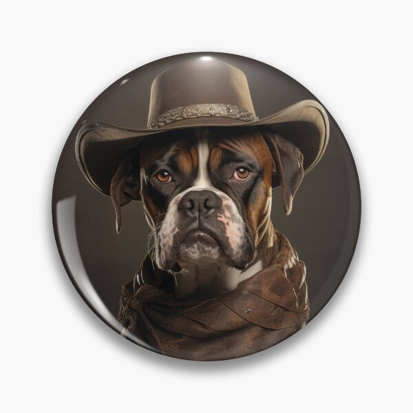 Item preview, Cowboy Dog - Boxer designed and sold by Merchgard.