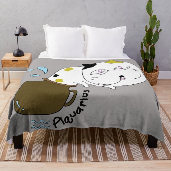 Item preview, Aquarius zodiac funny cat sign designed and sold by BonusSingh.
