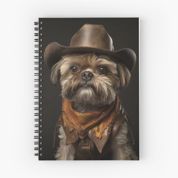 Item preview, Cowboy Dog - Brussels Griffon designed and sold by Merchgard.
