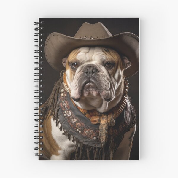 Aperçu de l'œuvre Chien Cowboy - Bouledogue créée et vendue par Merchgard.