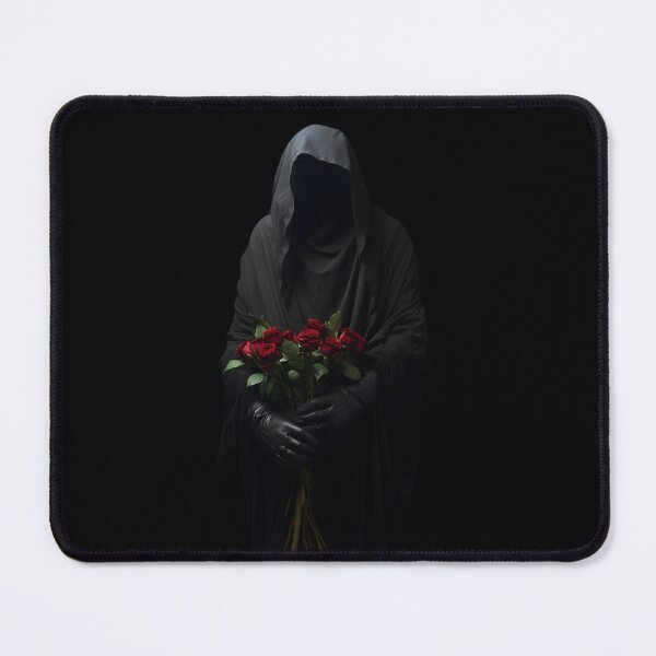 Item preview, Grim Reaper Holding Red Roses designed and sold by ZappyP.