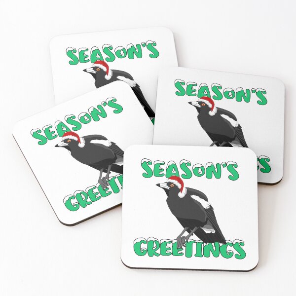 Item preview, Season's Greetings Magpie designed and sold by aussiemaggieluv.