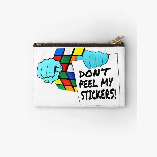 Item preview, Rubik Cube Dont Peel My Stickers Awesome Design T-shirt designed and sold by InitialEnvy.