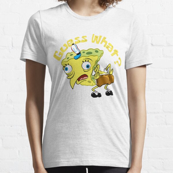 Popfunk Camiseta de Bob Esponja Goofy Smile para niños y niñas pequeños