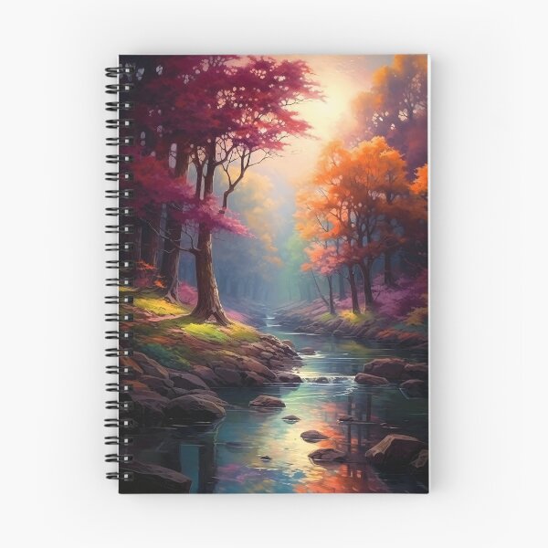 Item preview, Colorful Autumn Scene 3 designed and sold by Red Witch Art.